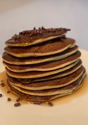 Una foto de Hotcakes de proteína