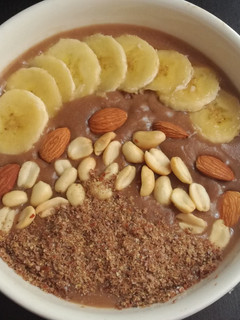 Una foto de Smoothie de chocolate.🍫