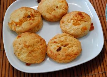 How to Make Delicious Cheese n garlic biscuits