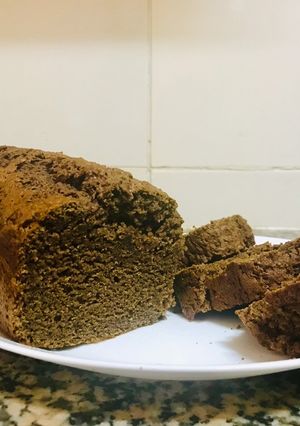 A picture of Chocolate banana bread with cinnamon+cardamom#weeklyjikonichallenge.