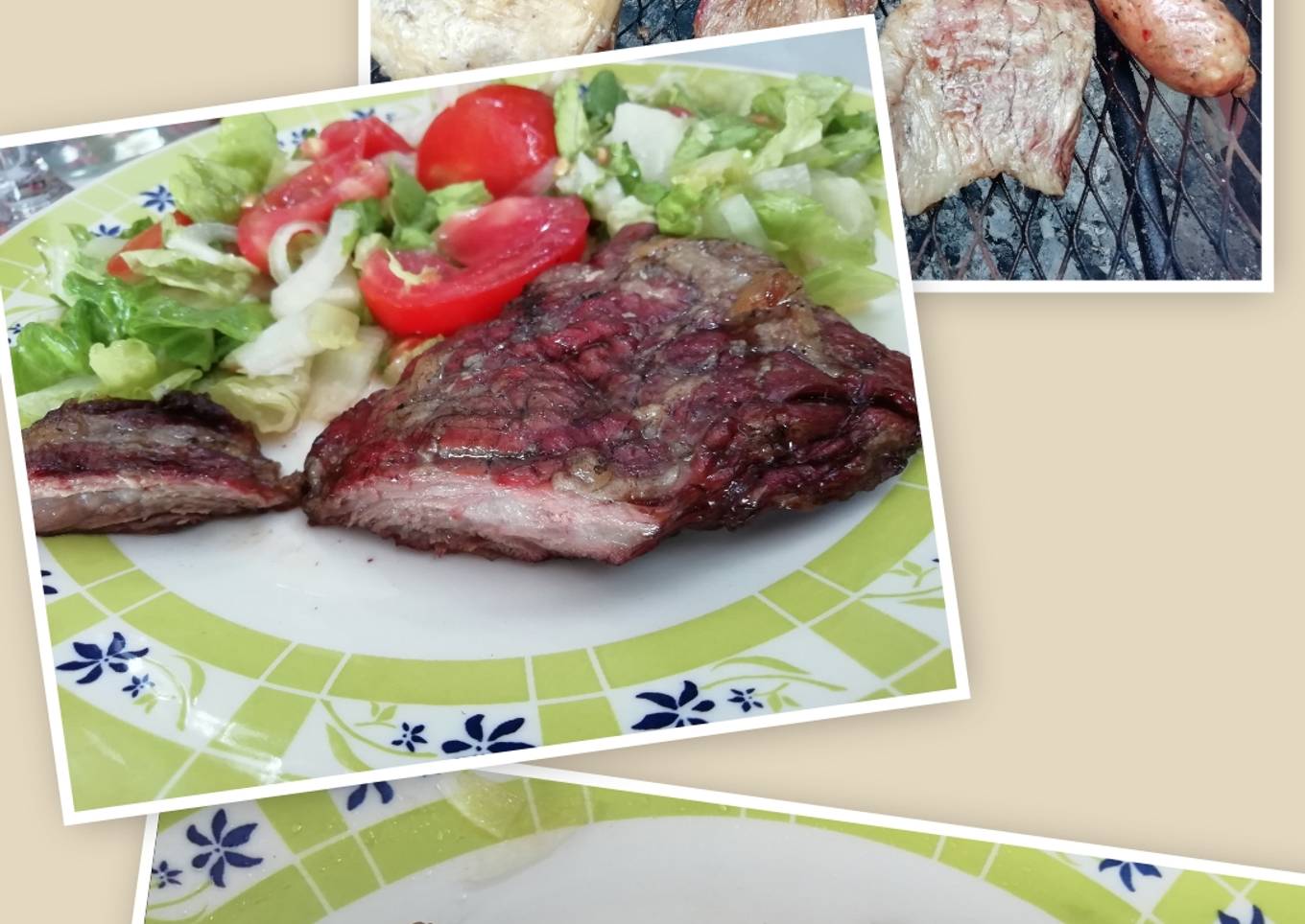 Asado al aire libre!! Y ensalada con proverbio 馃嵈馃馃崡馃ォ