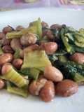 Fagioli Borlotti con Cicoria