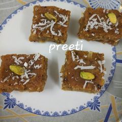 A picture of Bread barfi.