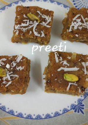 A picture of Bread barfi.