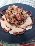 Polpo e patate con crema di noci