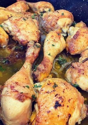 Une photo de Cuisses de Poulets fondantes