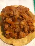 Tinga de soya para la dieta