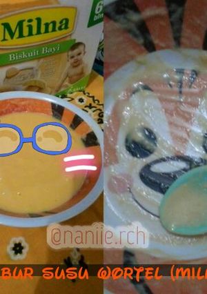 Foto resep Bubur Susu Wortel (Milna) mpasi