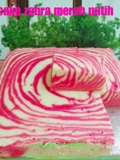 Foto resep Zebra cake merah putih