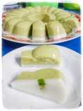 Puding Alpukat Lapis Susu