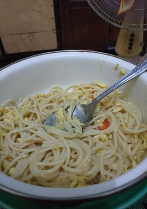 Foto resep Spagetti telur