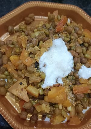 A picture of Chana ka sabji.