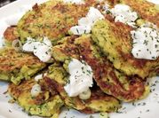 A picture of courgette fritters