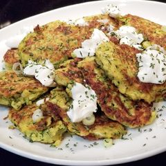 A picture of Zucchini Fritters.