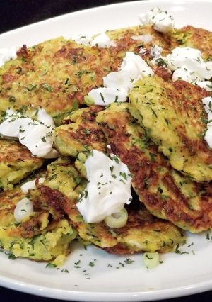 A picture of Zucchini Fritters.
