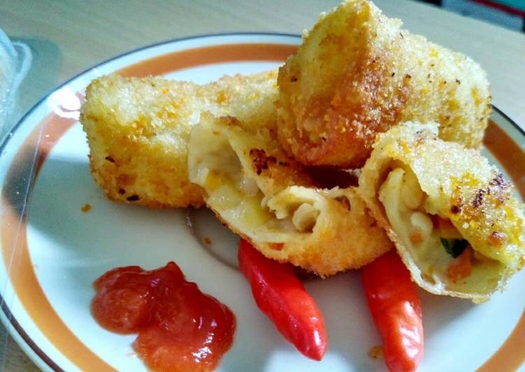 Cara termudah untuk Mudah Untuk Mencoba Di RumahRisoles ragout ayam sayur