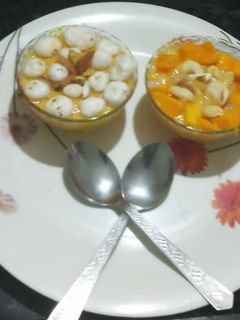 मैंगो साबूदाना खीर (mango sabudana kheer recipe in Hindi) रेसिपी मुख्य फोटो
