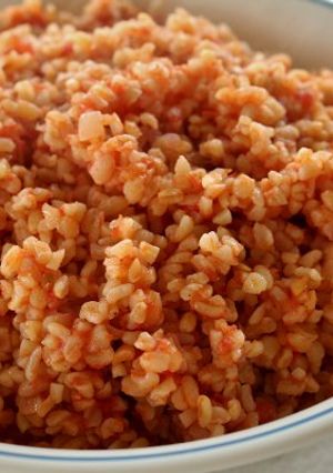 صورة لوصفة برغل بالبندورة