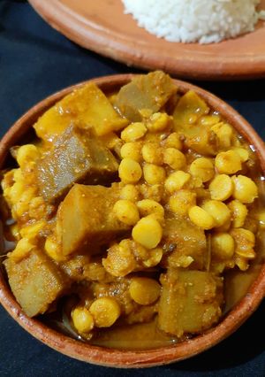 ছোলার ডাল দিয়ে এঁচোড় (Cholar dal diye enchor recipe in Bengali) রেসিপির প্রধান ছবি
