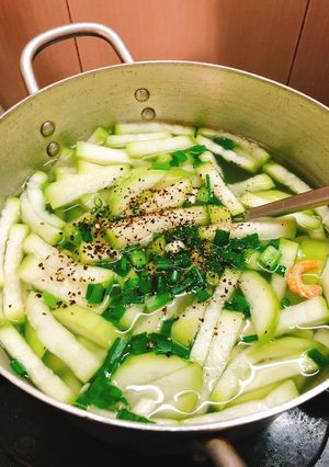 Hình của món Canh bầu.