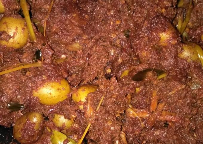 Rendang bumbu blender