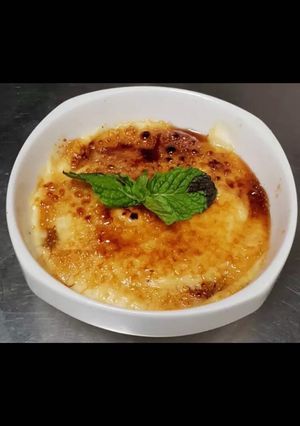 A picture of Mary's Crema Catalana.