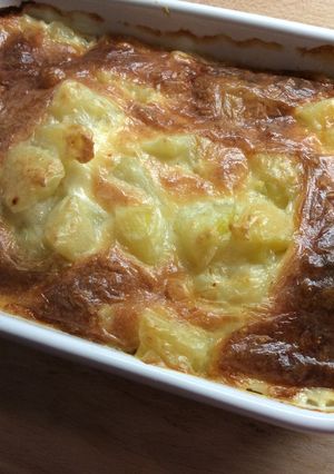 Une photo de Pommes de terre à la crème de chèvre