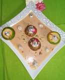 Orange Makhana Rabdi with stuff Mawa Kachori