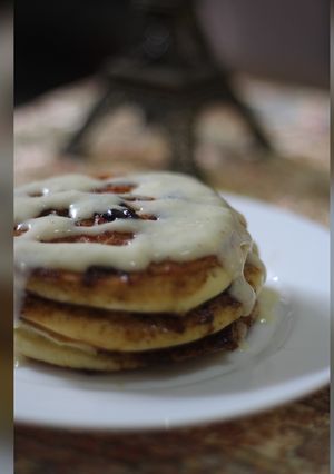 Foto resep Cinnamon Roll Pancakes