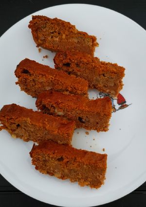 A picture of Walnut, pumpkin bake.