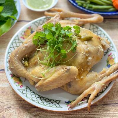 Cách Làm Món Gà Hấp Muối của Rose Truong - CookpadChia sẻIn-image