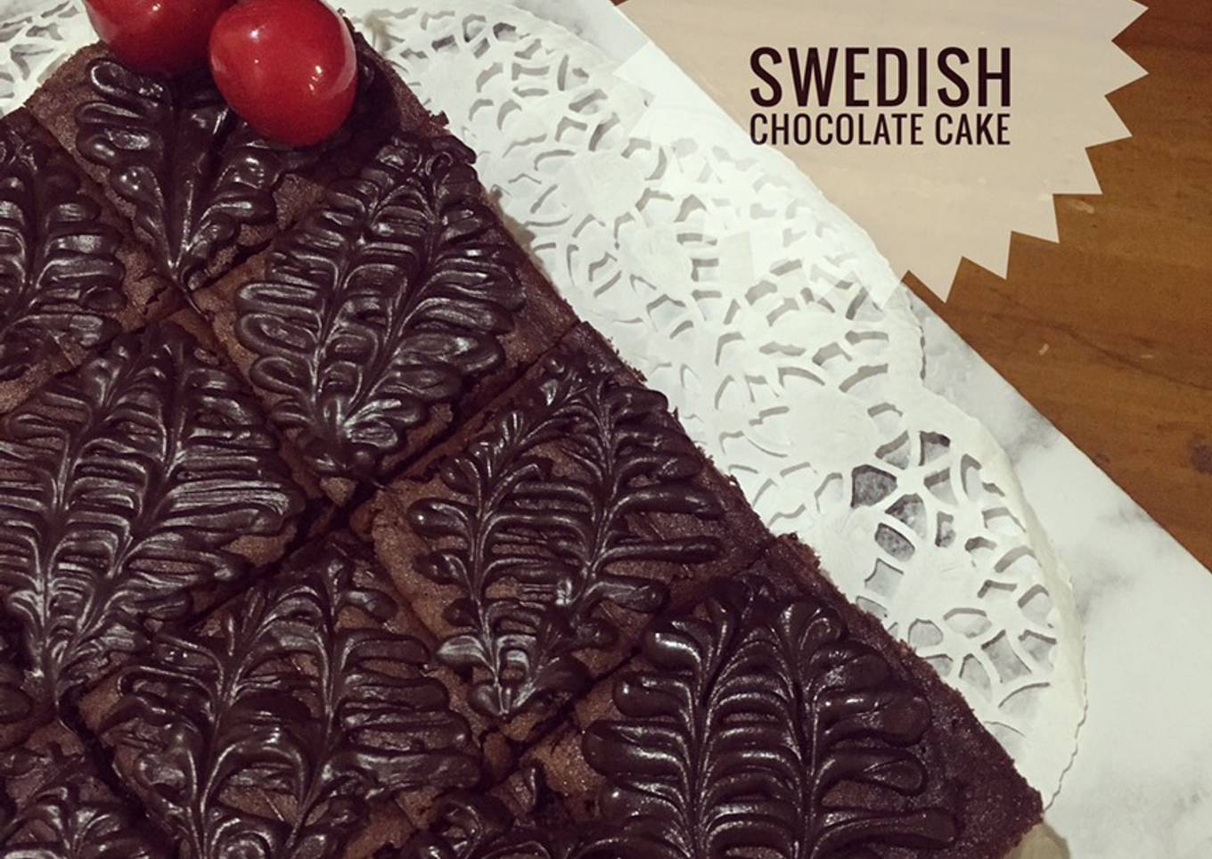 Resep Kladdkaka (swedish chocolate cake) Anti Gagal