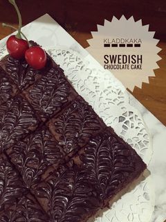 Foto resep Kladdkaka (swedish chocolate cake)