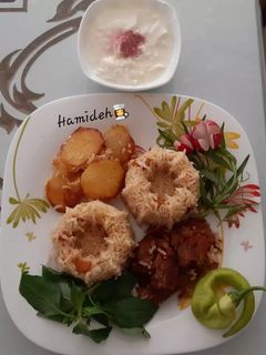 عکسی از دستور چلوگوشت افطارونه 🍖🌜