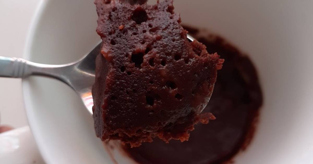 Mirar furtivamente sonido tormenta Volcán de chocolate en una taza Receta de Pequeña Cocinilla- Cookpad