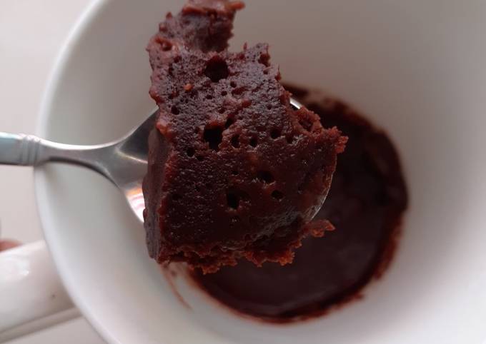Dolor Hacer las tareas domésticas Alabama Volcán de chocolate en una taza Receta de Pequeña Cocinilla- Cookpad