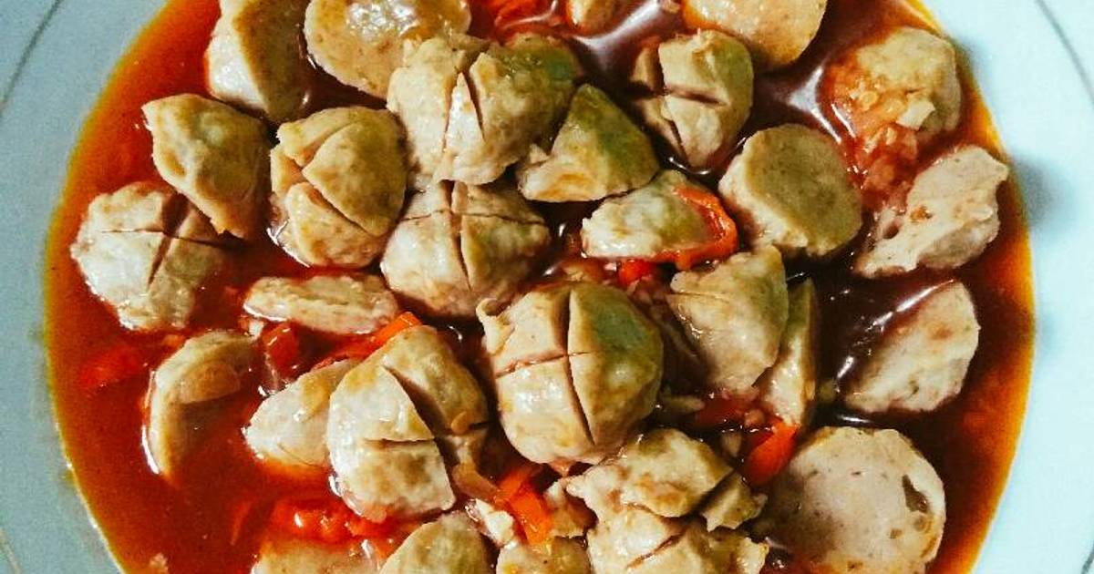 129 Resep Tumis Bakso Kuah Pedas Enak Dan Mudah Cookpad