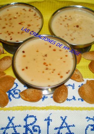 Una foto de Cuajada de turrón