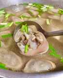 Canh giò heo hầm củ cải muối