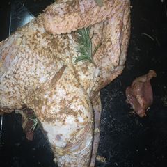 A picture of Roasted chicken.