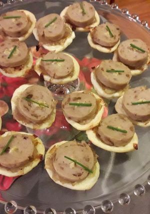 Une photo de Tatin de boudin blanc