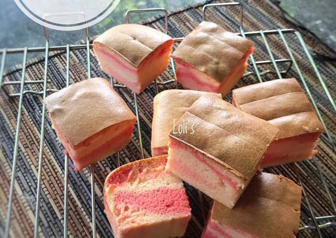 Langkah Mudah untuk Membuat Pinky Ogura Cake, Enak
