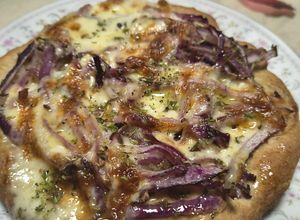 Una foto de Pizza Fugazzeta Casera Integral Argentina