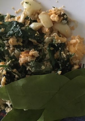 รูปของ ผักเหลียงผัดไข่