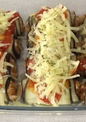Una foto de Rollitos de berenjena (tipo canelones)