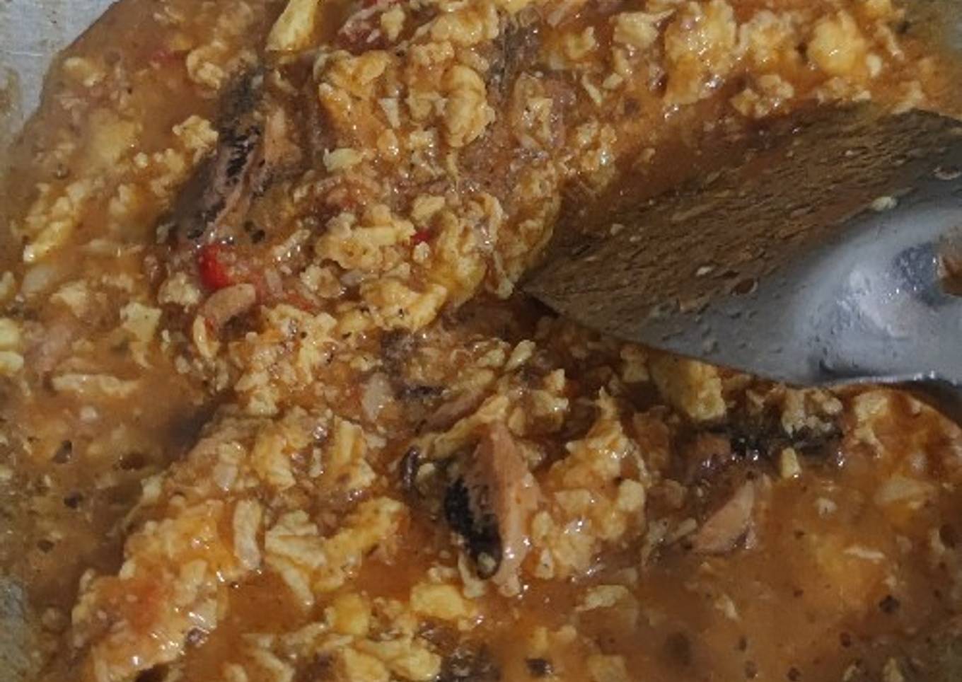 Sarden telur orak arik