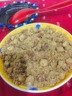 A picture of Dry fruits Panjiri.