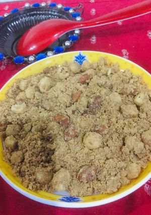 A picture of Dry fruits Panjiri.