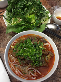 Hình của món Bún bò thịt xáo.