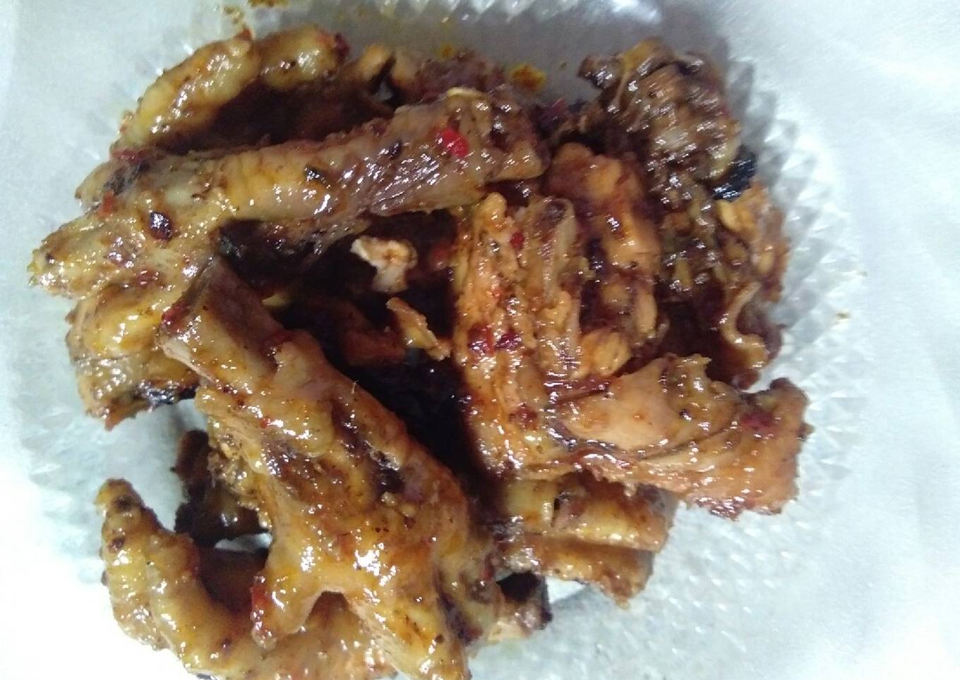 Ceker bumbu rendang